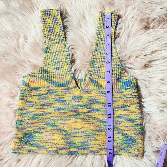 Urban Outfitters Vintage Retro "Sugar" Cropped V-Neck Vest Top - Picture 10 of 10